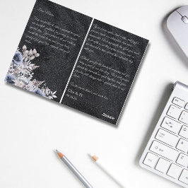 Cartões de agradecimentos Casamento no inverno pre