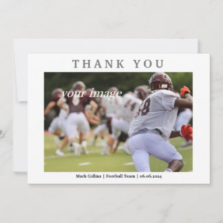 Cartões de agradecimentos Clássico de Escrita Manu