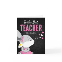 Cartões de agradecimentos coelhinho bonito para o