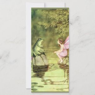 Cartões de agradecimentos com Fada e Sapo