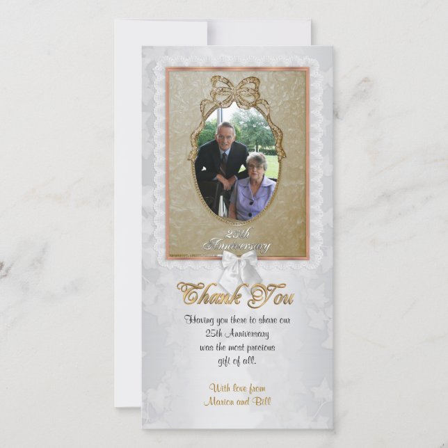 Cartões de agradecimentos com foto (Frente)