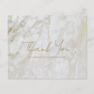 Cartões de agradecimentos Comercial de Mármore Dou