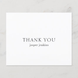 Cartões de agradecimentos comercial de orçamento m