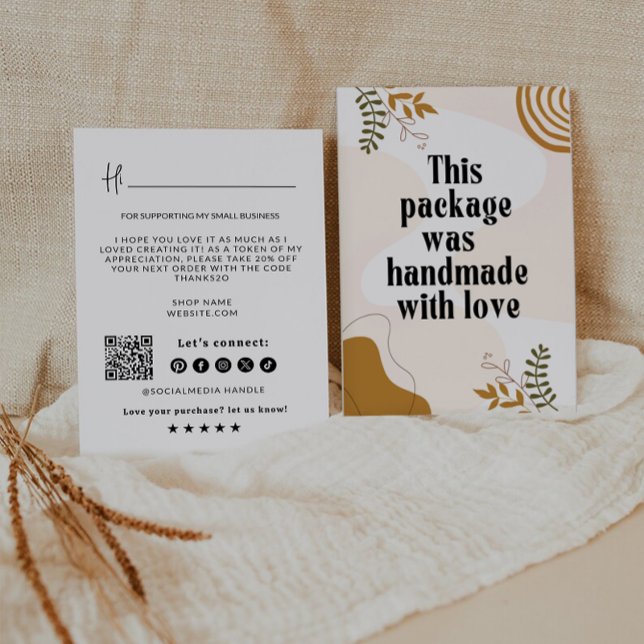 Cartões de agradecimentos Comercial Retroativo (Criador carregado)