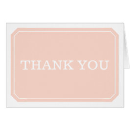 Cartões de agradecimentos Coral Simplesmente Elega