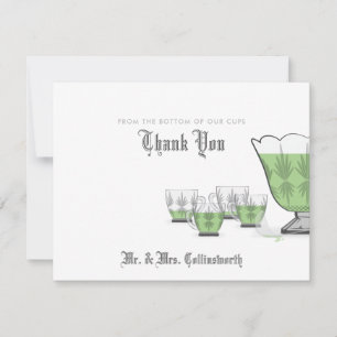 Cartões de agradecimentos Crystal Punch Bowl