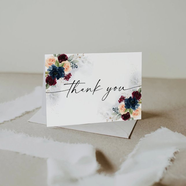 Cartões de agradecimentos da Borgonha e Chá de fra (Criador carregado)