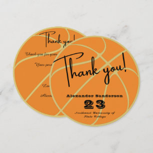 Cartões de agradecimentos da Equipe do Jogador de 