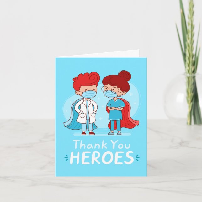 Cartões de agradecimentos da Equipe Médica (Frente)