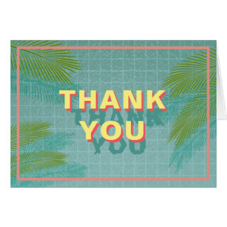 Cartões de agradecimentos da Piscina