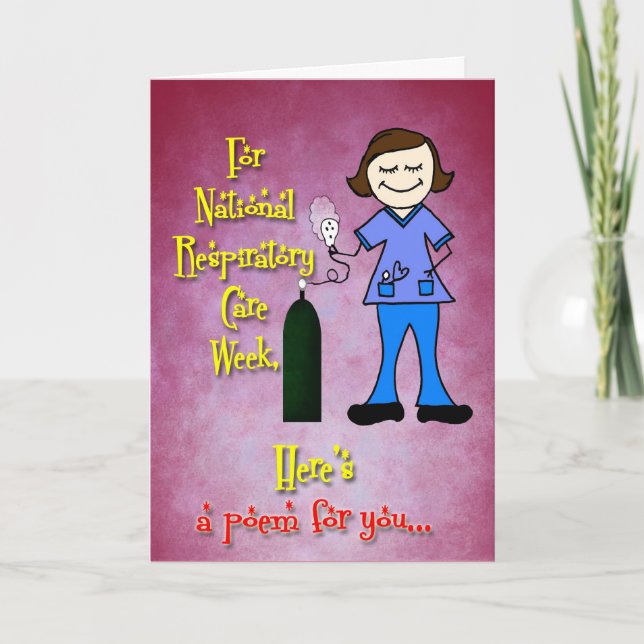 Cartões de agradecimentos da Semana de Cuidados Re (Frente)