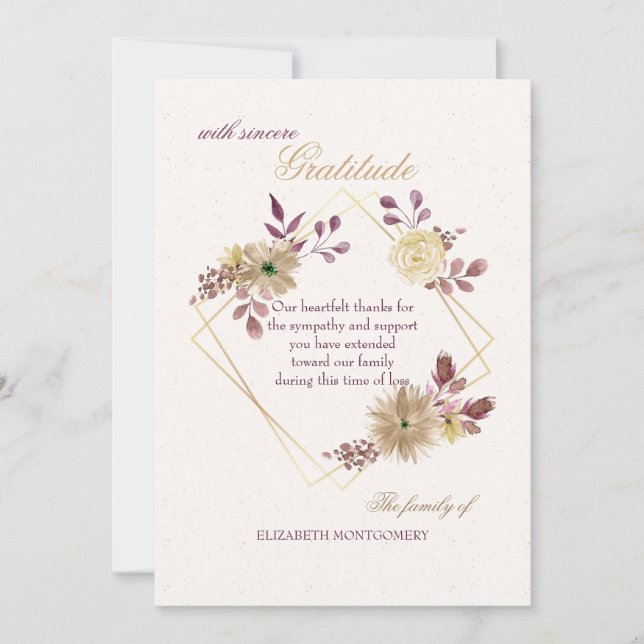 Cartões de agradecimentos da simpatia da expressão (Frente)