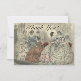 Cartões de agradecimentos das noivas e das Bridesm