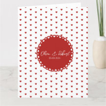 Cartões de agradecimentos de Amor Personalizado