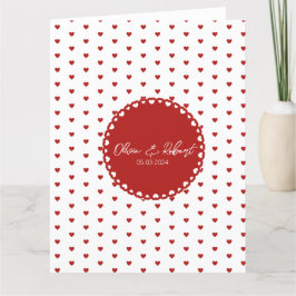 Cartões de agradecimentos de Amor Personalizado