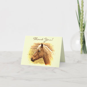 Cartões de agradecimentos de Animais do Cavalo Cas