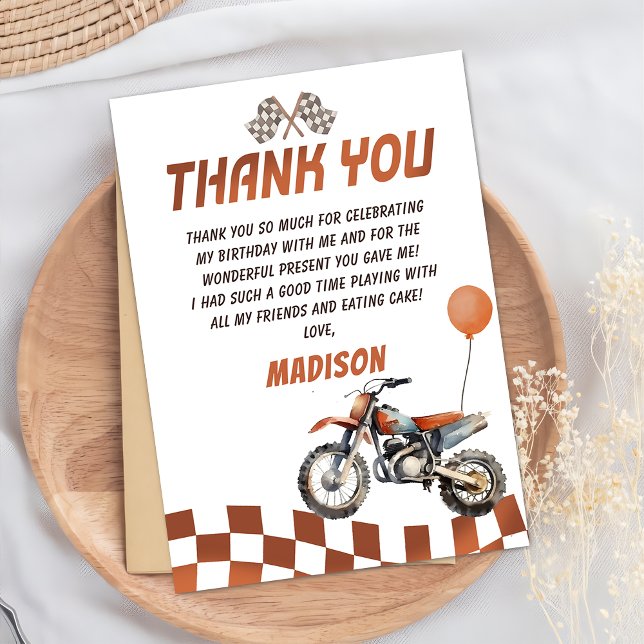 Cartões de agradecimentos de Aniversário da Bicicl (Criador carregado)