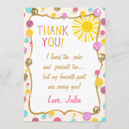 Cartões de agradecimentos de Aniversário da Limona