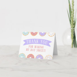 Cartões de agradecimentos de Aniversário da rosqui