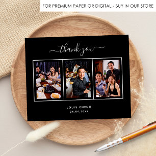 Cartões de agradecimentos de aniversário de fotos 