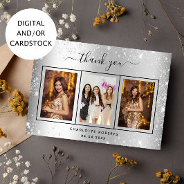 Cartões de agradecimentos de aniversário de fotos