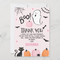 Cartões de agradecimentos de Aniversário do Hallow