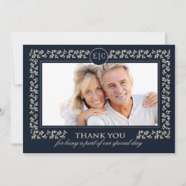 Cartões de agradecimentos de aniversário do marinh