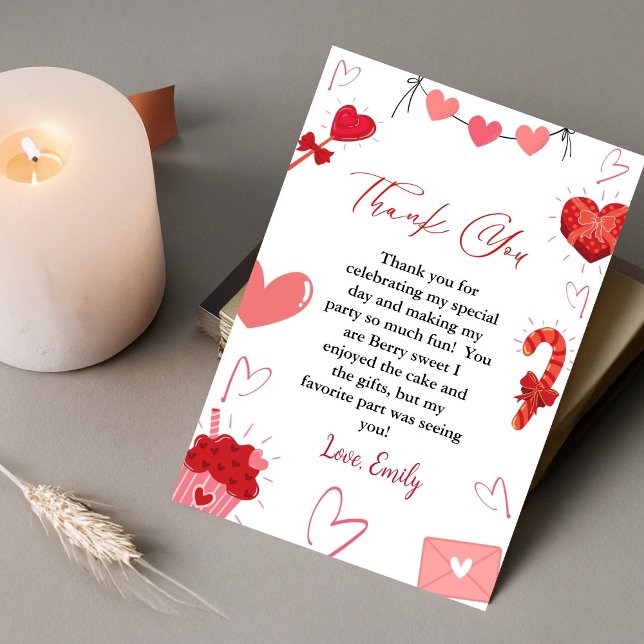 Cartões de agradecimentos de aniversário do Namora (Criador carregado)