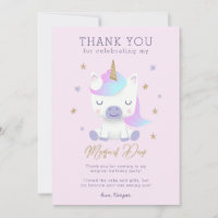 Cartões de agradecimentos de aniversário do Unicor