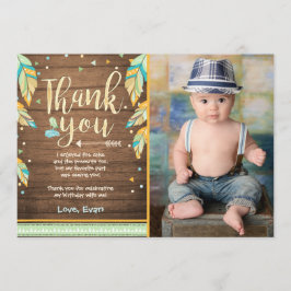 Cartões de agradecimentos de aniversário Wild One 