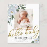 Cartões de agradecimentos de Anúncio de Nascimento