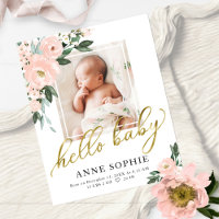 Cartões de agradecimentos de Anúncio de Nascimento