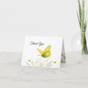 Cartões de agradecimentos de Aquarela da Borboleta
