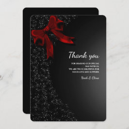 Cartões de agradecimentos de Arco Vermelho Mínimo 