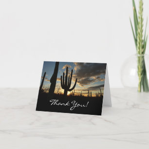 Cartões de agradecimentos de Arizona Saguaro Suns