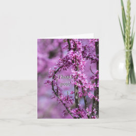Cartões de agradecimentos de Arte Redbud Avondale