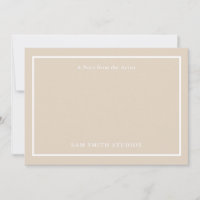 Cartões de agradecimentos de Artista Personalizáve