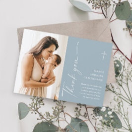 Cartões de agradecimentos de Batismo Fotográfico d