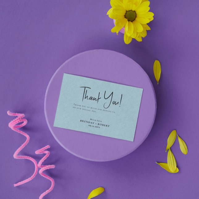 Cartões de agradecimentos de Boas-vindas Simples d (Criador carregado)