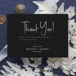 Cartões de agradecimentos de Boas-vindas Simples d