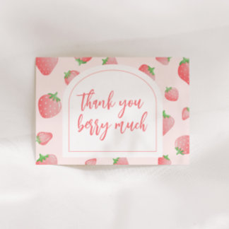 Cartões de agradecimentos de Boho Sweet da Strawbe