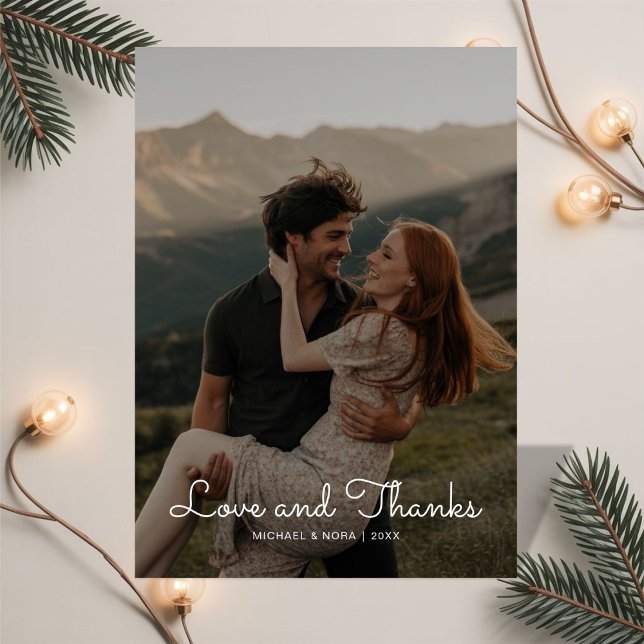 Cartões de agradecimentos de Casal de Casamento de (Criador carregado)