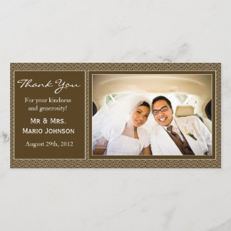 Cartões de agradecimentos de casamento