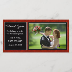 Cartões de agradecimentos de casamento