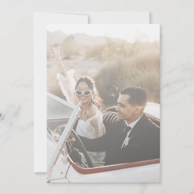 Cartões de agradecimentos de Casamento Azulejo do  (Frente)