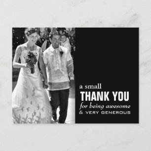 Cartões de agradecimentos De Casamento Barato - F