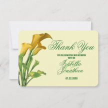 Cartões de agradecimentos de Casamento Charming Ca