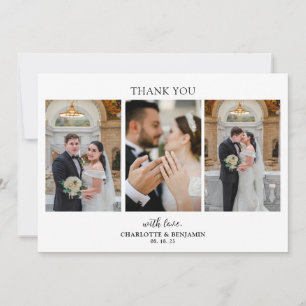 Cartões de agradecimentos de Casamento com Script