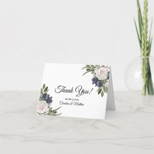 Cartões de agradecimentos De Casamento Cor-de-Rosa