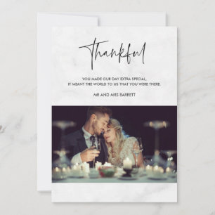 Cartões de agradecimentos de Casamento da Cinza de